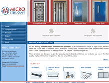 Tablet Screenshot of microsteelcraft.com